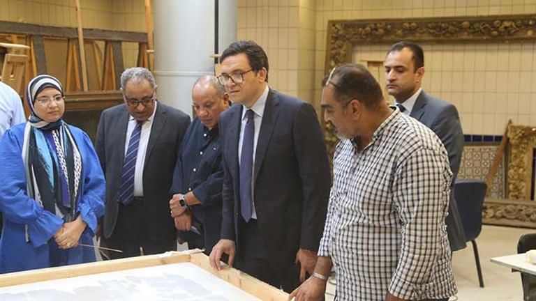 وزير الثقافة يتفقد مخازن متحف الجزيرة ويشدد على أهمية الحفاظ عليها