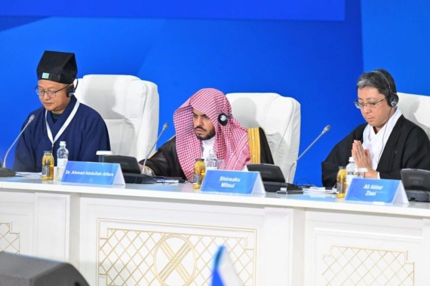 كازاخستان.. المملكة تؤكد سعيها إلى مد جسور التفاهم بين مختلف الديانات والثقافات