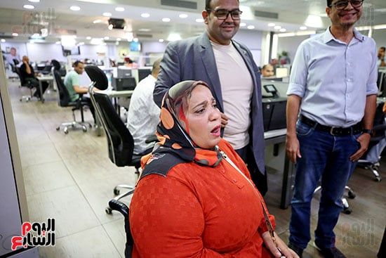 زغرودة الفرحة.. نادية فكرى تحتفل بذهبية باريس فى صالة الخليج 365 (فيديو)