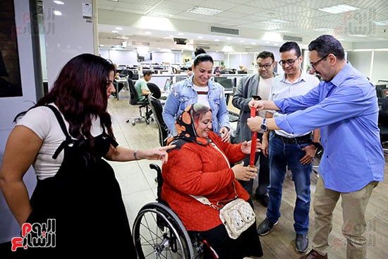 زغرودة الفرحة.. نادية فكرى تحتفل بذهبية باريس فى صالة الخليج 365 (فيديو)