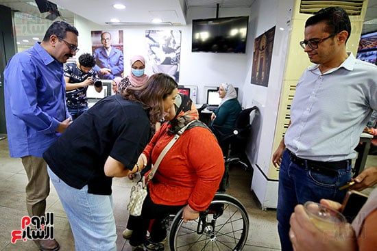 زغرودة الفرحة.. نادية فكرى تحتفل بذهبية باريس فى صالة الخليج 365 (فيديو)