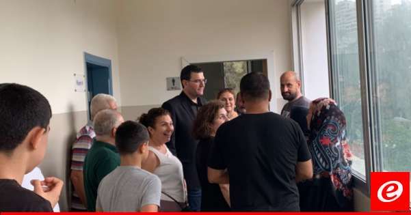 وزير الزراعة جال على المدرسة الزراعية الفنية- الفنار لتفقد احوال النازحيين