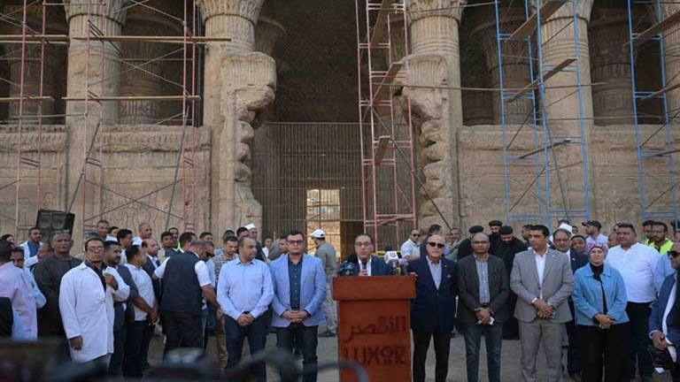 مدبولي خلال زيارته الأقصر: نجحنا فى تقليل كثافة الفصول وسد عجز المدرسين