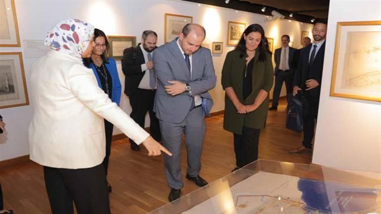 مكتبة الإسكندرية تستقبل نائب وزير الخارجية اليوناني (صور)