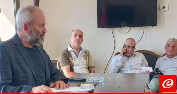 حبشي جال على مراكز إيواء النازحين فى قرى البقاع الشمالي