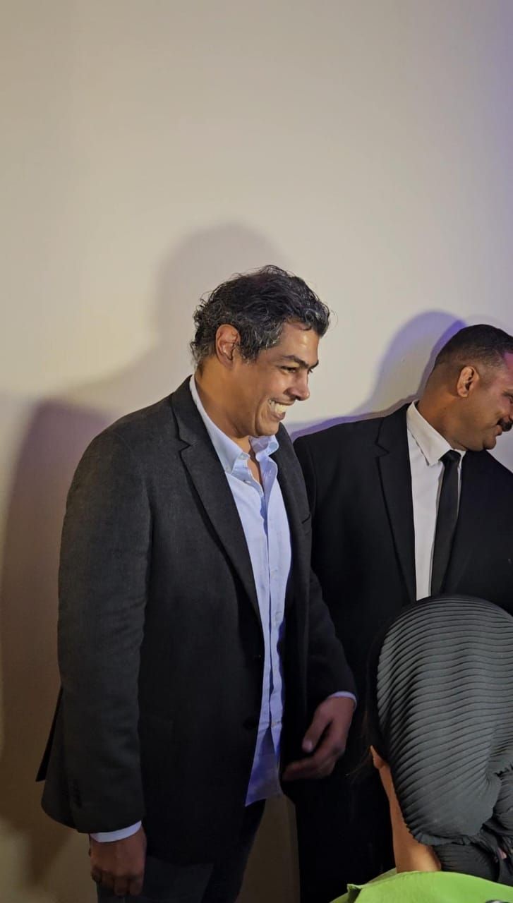 بيومي فؤاد وصناع "بنسيون دلال" يحتفلون بالعرض الخاص للفيلم