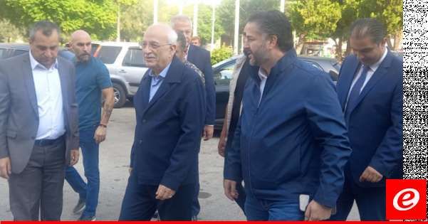 وزير الاقتصاد تفقد مركز الايواء في معرض رشيد كرامي