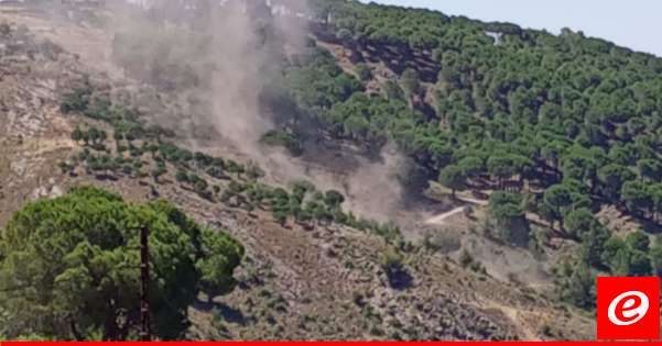 النشرة: غارة اسرائيلية استهدفت اطراف بلدة كفرحمام وراشيا الفخار