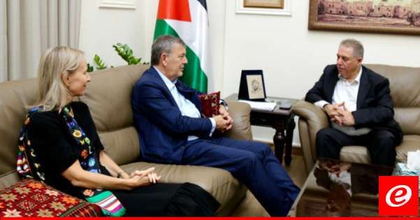 دبور بحث مع لازاريني بأوضاع اللاجئين الفلسطينيين في لبنان ورعايتهم من الجوانب كافة