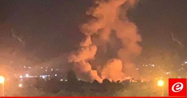 "النشرة": غارات على تمنين التحتا والنبي شيت وعين بورضاي وجنتا والحلانية ودورس وسرعين