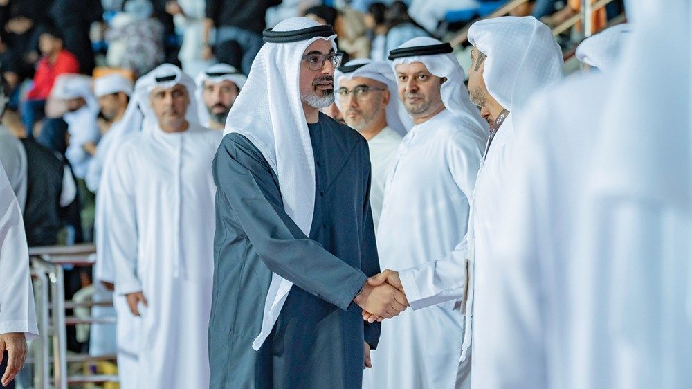 ولي عهد أبوظبي يشهد الجولة الرابعة من بطولة خالد بن محمد بن زايد للجوجيتسو