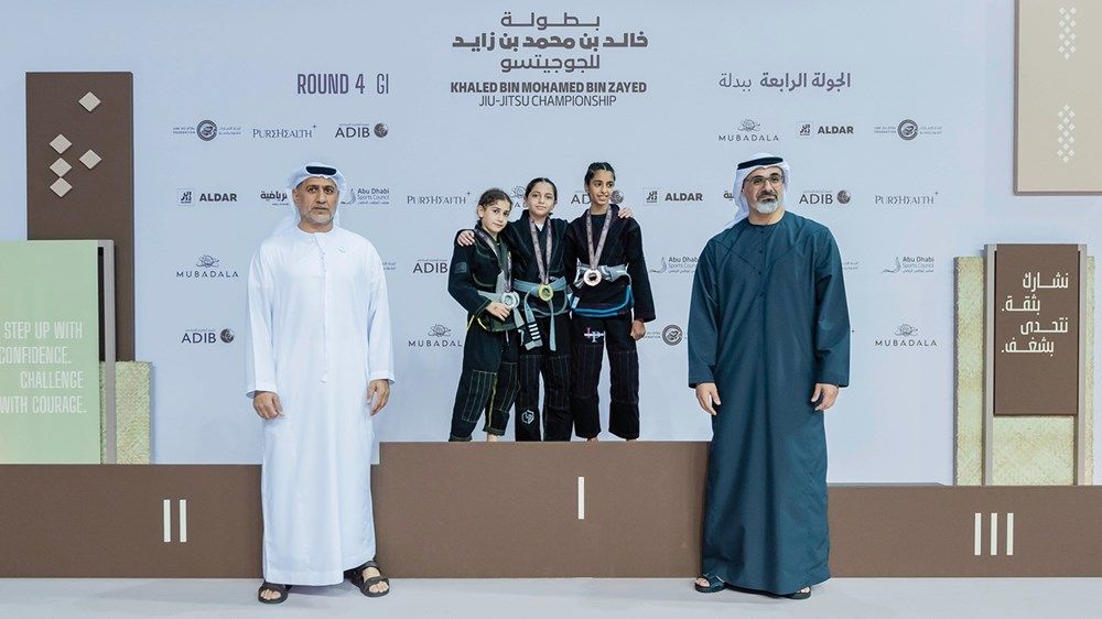 ولي عهد أبوظبي يشهد الجولة الرابعة من بطولة خالد بن محمد بن زايد للجوجيتسو