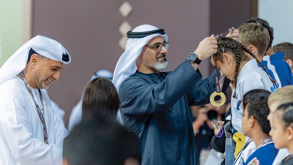 ولي عهد أبوظبي يشهد الجولة الرابعة من بطولة خالد بن محمد بن زايد للجوجيتسو