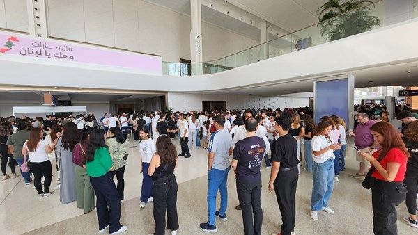 بدء تجميع الحزم الاغاثية بدبي للشعب اللبناني