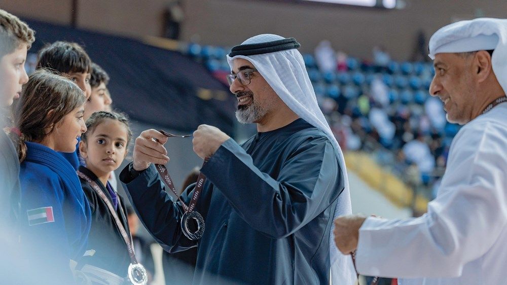 ولي عهد أبوظبي يشهد الجولة الرابعة من بطولة خالد بن محمد بن زايد للجوجيتسو
