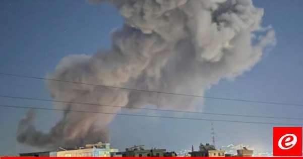 النشرة: سلسلة من الغارات على البقاع استهدفت بريتال النبي شيت تمنين التحتا وسرعين وغارة بين بلدتي ابلح والنبي ايلا