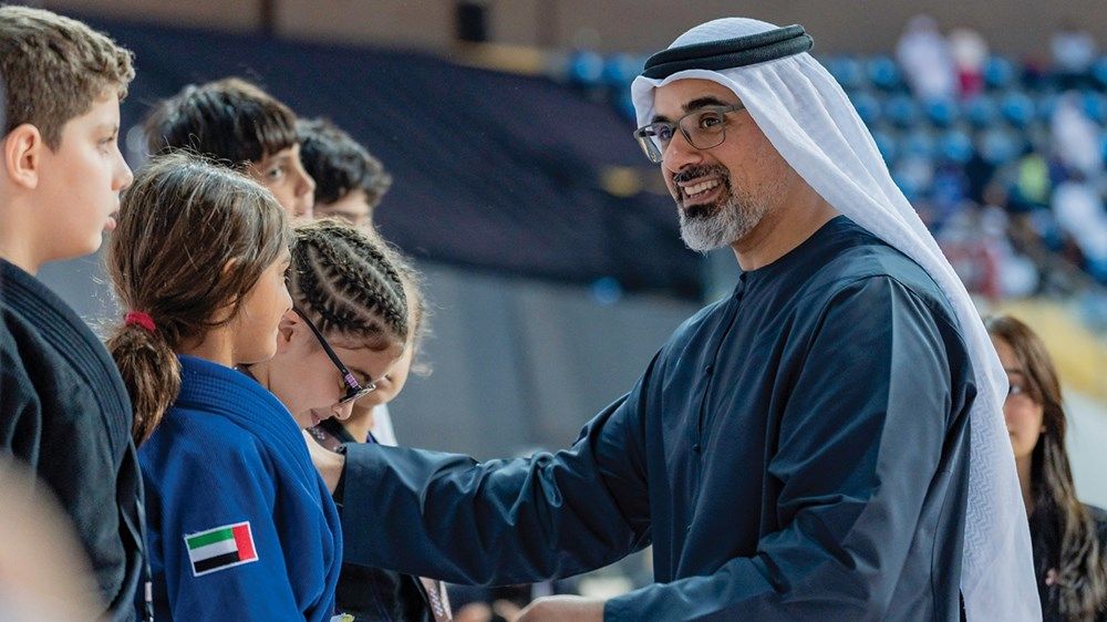 ولي عهد أبوظبي يشهد الجولة الرابعة من بطولة خالد بن محمد بن زايد للجوجيتسو