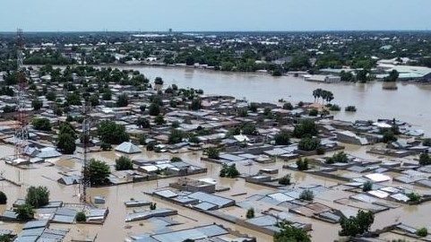 أضرار واسعة سببتها الفيضانات في وسط نيجيريا