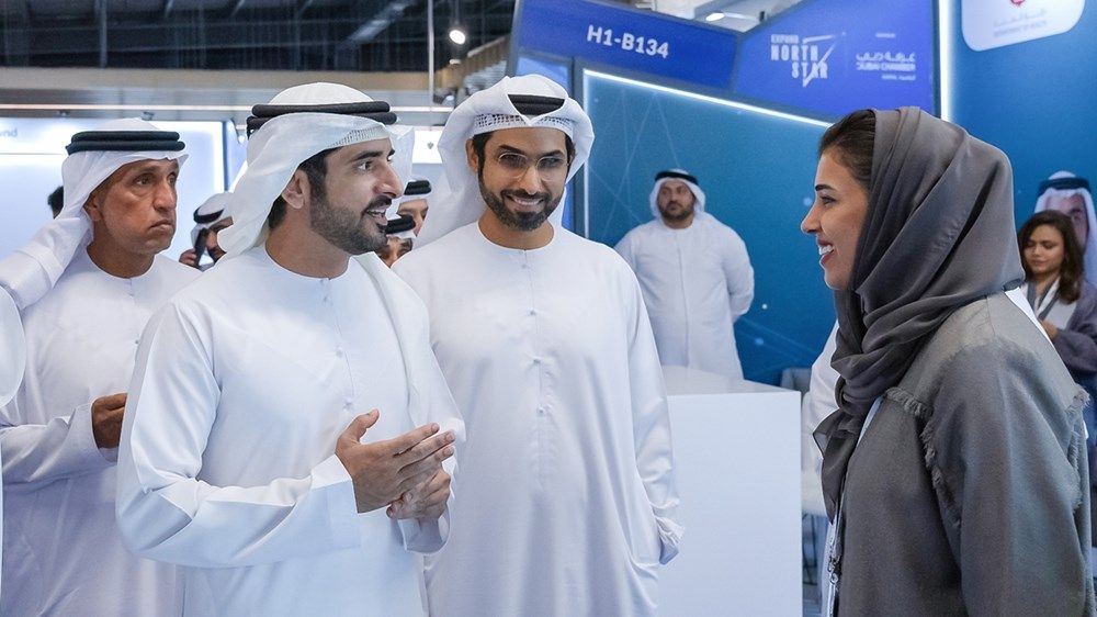 حمدان بن محمد يزور معرض «إكسباند نورث ستار 2024»