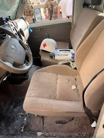 الصليب الأحمر: إصابة 4 مسعفين بغارة إسرائيلية على صربين لدى وصولهم للبحث عن مصابين