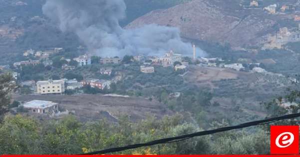 النشرة: الطيران الاسرائيلي شن سلسلة غارات عنيفة على الجنوب ووقوع اصابات