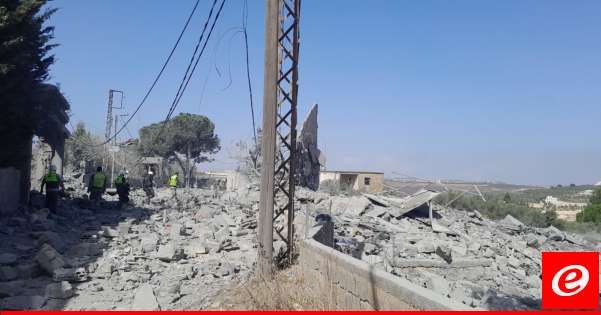 "النشرة": سلسلة غارات إسرائيلية على عدد من القرى الجنوبية