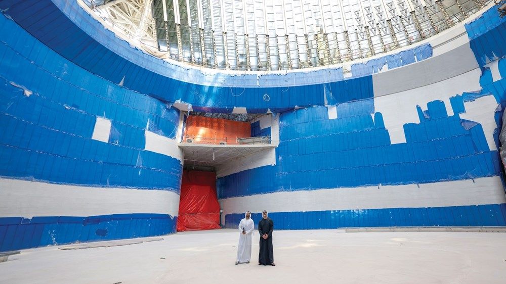 خالد بن محمد بن زايد يطلع على مستجدات المنطقة الثقافية في السعديات