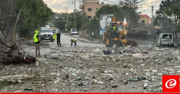 "النشرة": إصابات بغارة إسرائيلية استهدفت حي المرج في بلدة أنصار