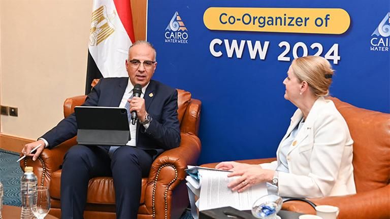وزير الري: مصر تسعى لرفع كفاءة إستخدام المياه من خلال العديد من المشروعات