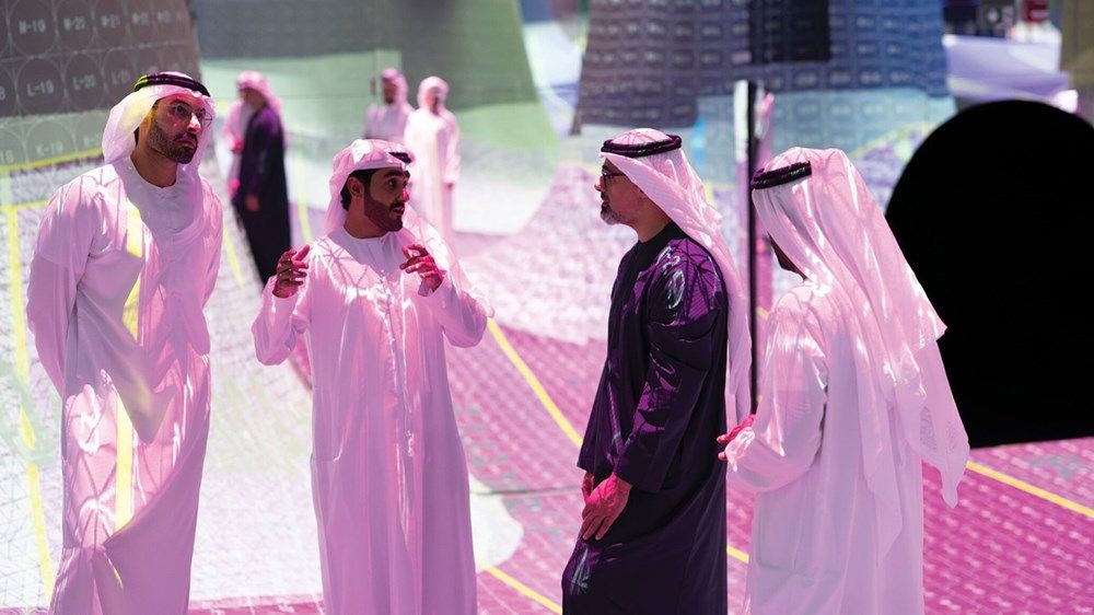 خالد بن محمد بن زايد يطلع على مستجدات المنطقة الثقافية في السعديات