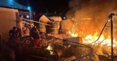 ارتفاع عدد شهداء قصف خياما للنازحين وسط غزة إلى 4 وإصابة 40 آخرين