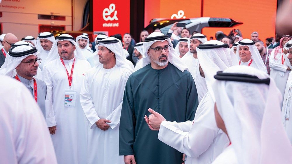 خالد بن محمد بن زايد يزور معرض "جيتكس العالمي 2024"