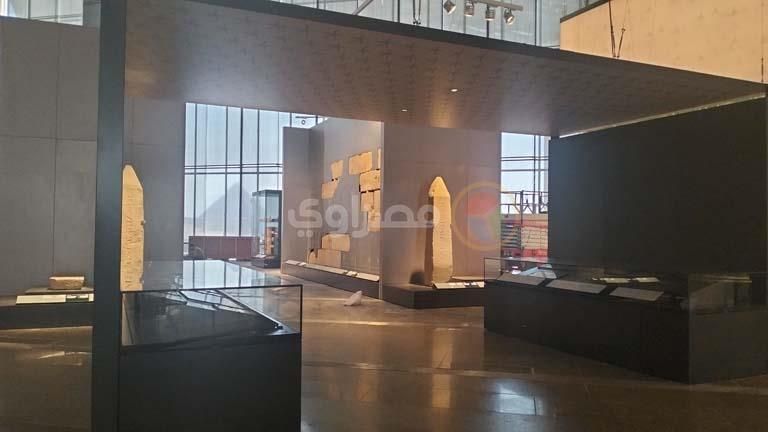 ومازال العمل يجري.. صور حصرية لإنشاء القاعة الثالثة من المتحف المصري الكبير