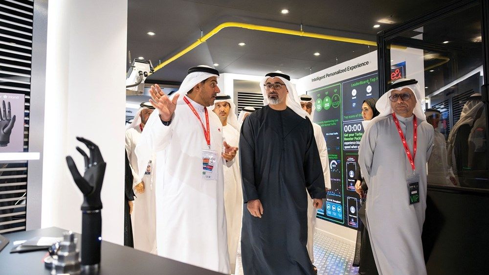 خالد بن محمد بن زايد يزور معرض "جيتكس العالمي 2024"