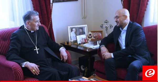 الراعي يلتقي وزير البيئة في بكركي