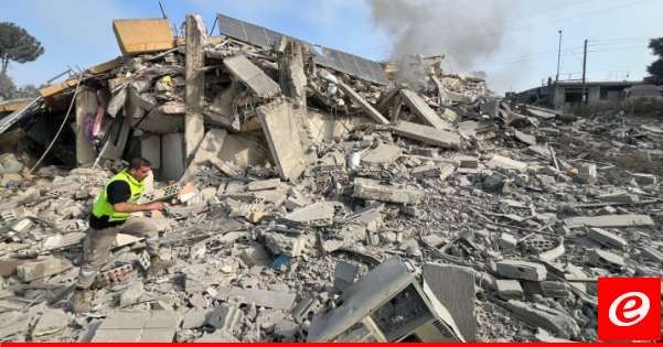 "النشرة": إصابات بالغارات على مبنى بلدية النبطية وحيَي المسلخ والراهبات وقرب مركز الدفاع المدني بالنبطية