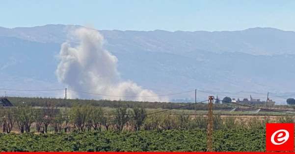 "النشرة": غارة على بلدة سرعين البقاعية بعد تهديد الجيش الإسرائيلي لإخلاء أحد المباني
