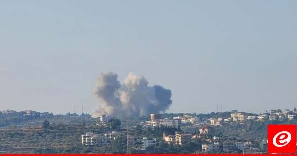 النشرة: الطيران الحربي المعادي يشن سلسلة غارات على جنوب لبنان مترافقة مع قصف مدفعي