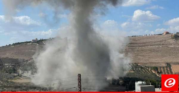 النشرة: غارتان إسرائيليتان على منطقة نبع ابل السقي وبلدة جويا