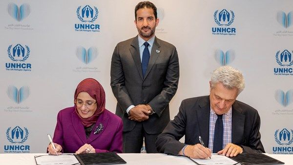 جواهر القاسمي تعتمد تجديد الأمم المتحدة لقبها مناصرة بارزة للأطفال اللاجئين