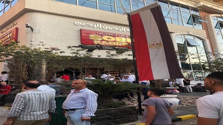 اللقطات الأولى لحريق مطعم صبحي كابر بشبرا