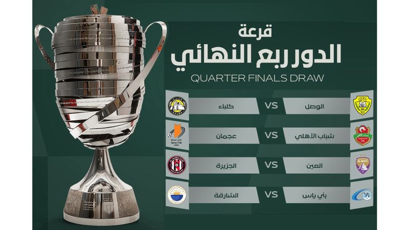 الامارات | قرعة ربع نهائي الكأس تصيب الجزيرة بـ «العين»