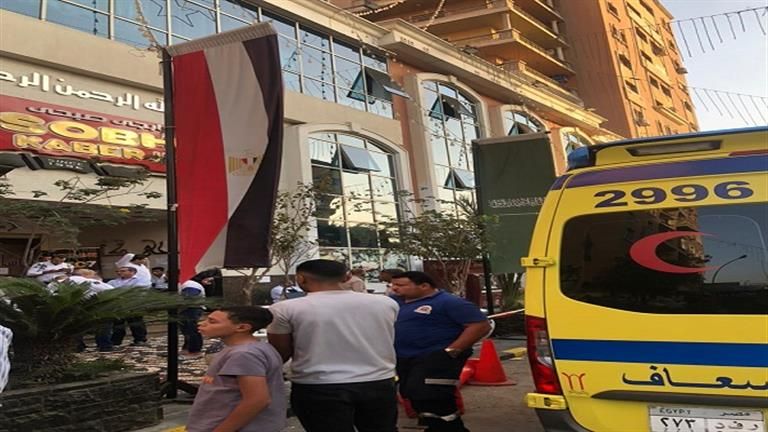 اللقطات الأولى لحريق مطعم صبحي كابر بشبرا