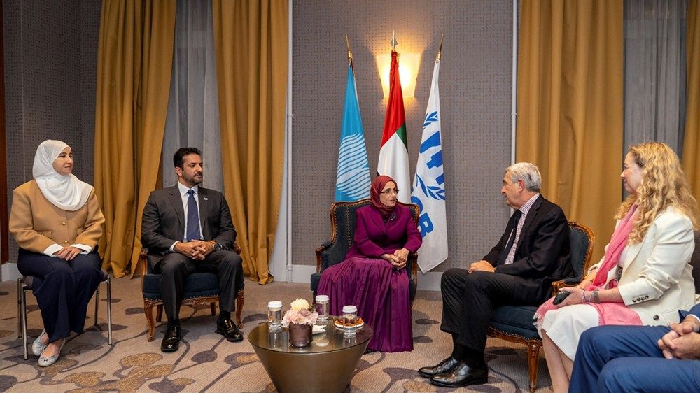 جواهر القاسمي تعتمد تجديد الأمم المتحدة لقبها مناصرة بارزة للأطفال اللاجئين