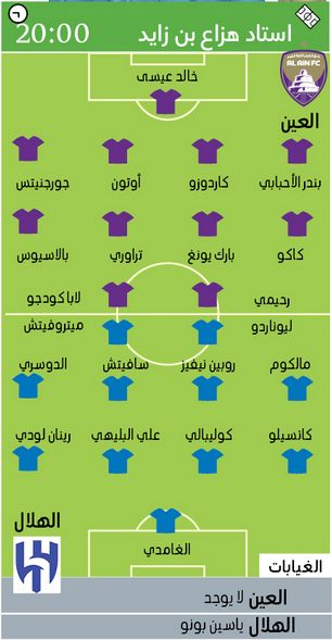 الامارات | هدوء العين يقلق «هلال نيمار»