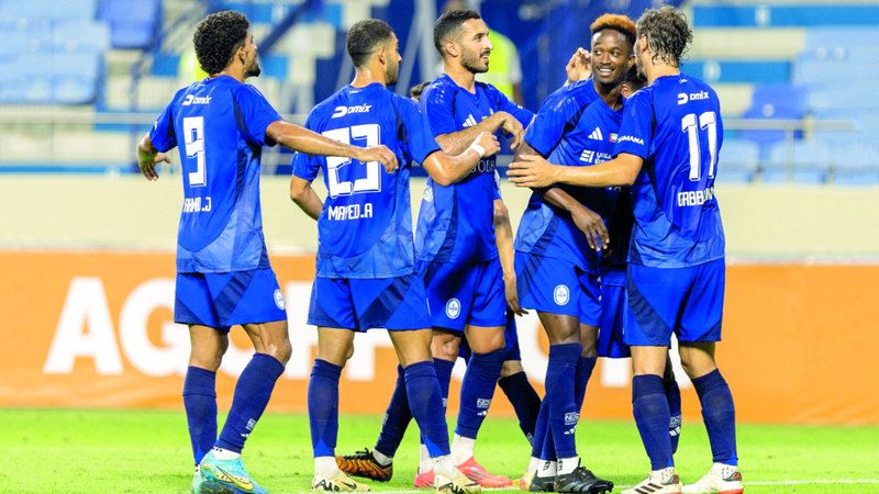 الامارات | النصر يدشّن «أبطال الخليج» بخماسية في ظفار