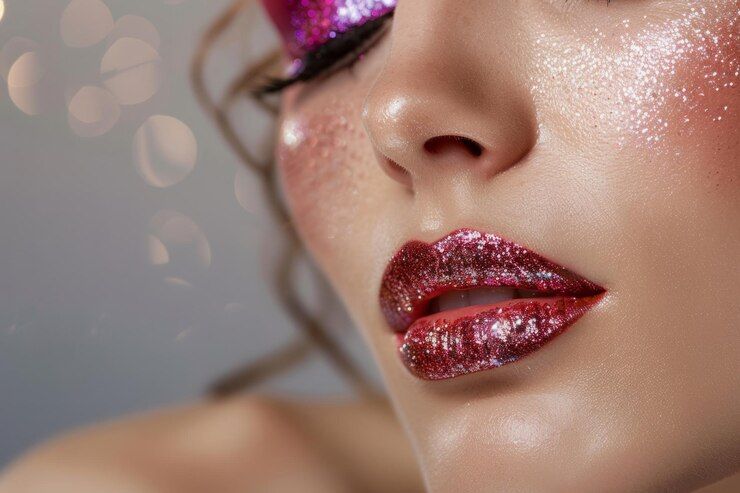 المكياج الغليتر خيارك الأفضل لمناسبات الشتاء.. إليك بروتوكول تطبيقه