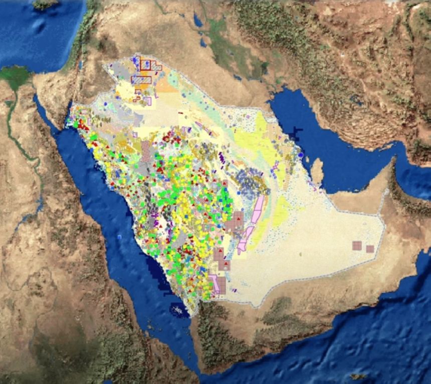 "المساحة الجيولوجية": دفعة جديدة من حزم البيانات تغطي 30% من مساحة الدرع العربي