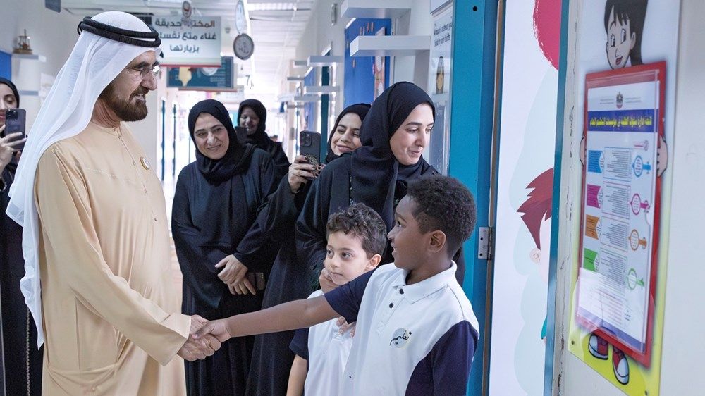 محمد بن راشد: من المدرسة تبدأ مسيرة التطوير.. وبالعلم نصنع أجيالاً تتحدى المستحيل