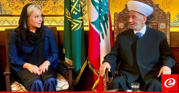 دريان التقى بلاسخارت: ندعو المجتمع الدولي الى إنقاذ لبنان بالضغط على الكيان الصهيوني الى وقف النار